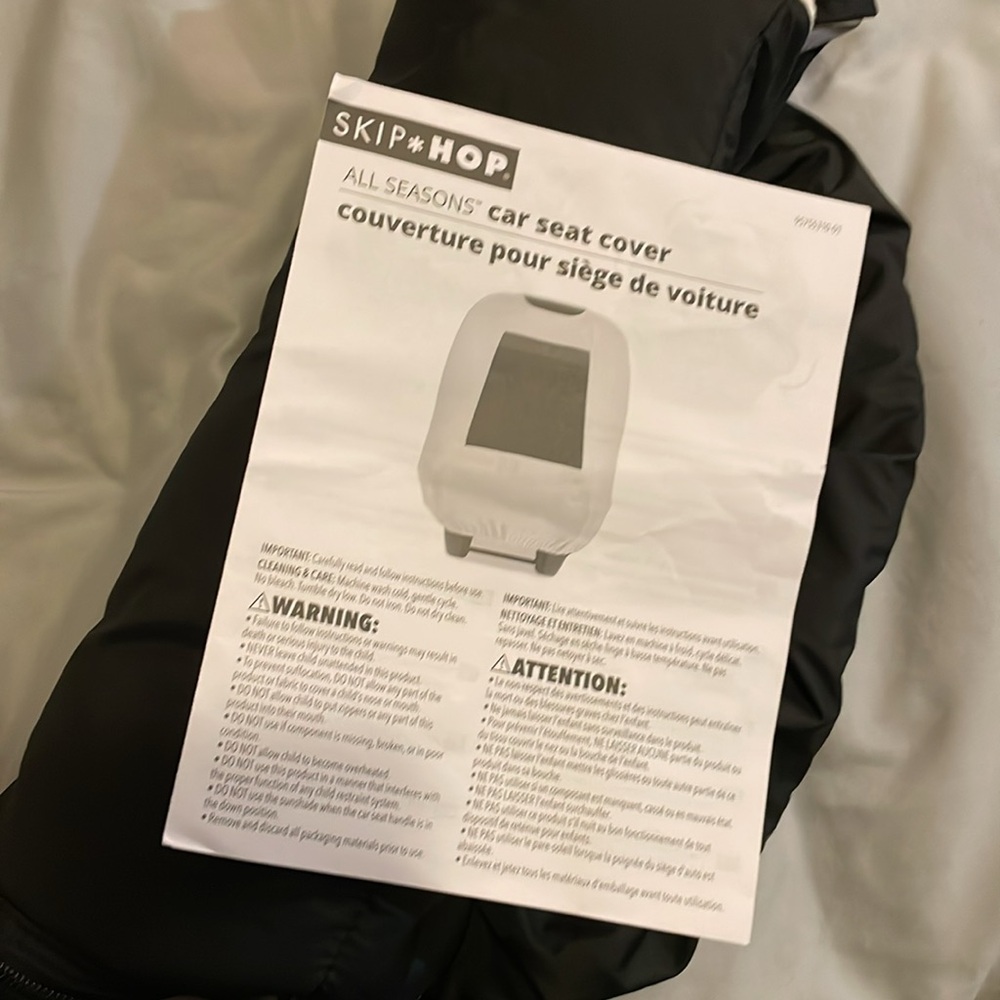 Skip hop car seat wind, warmer cover UPF 40+ - Picture 10 of 13
